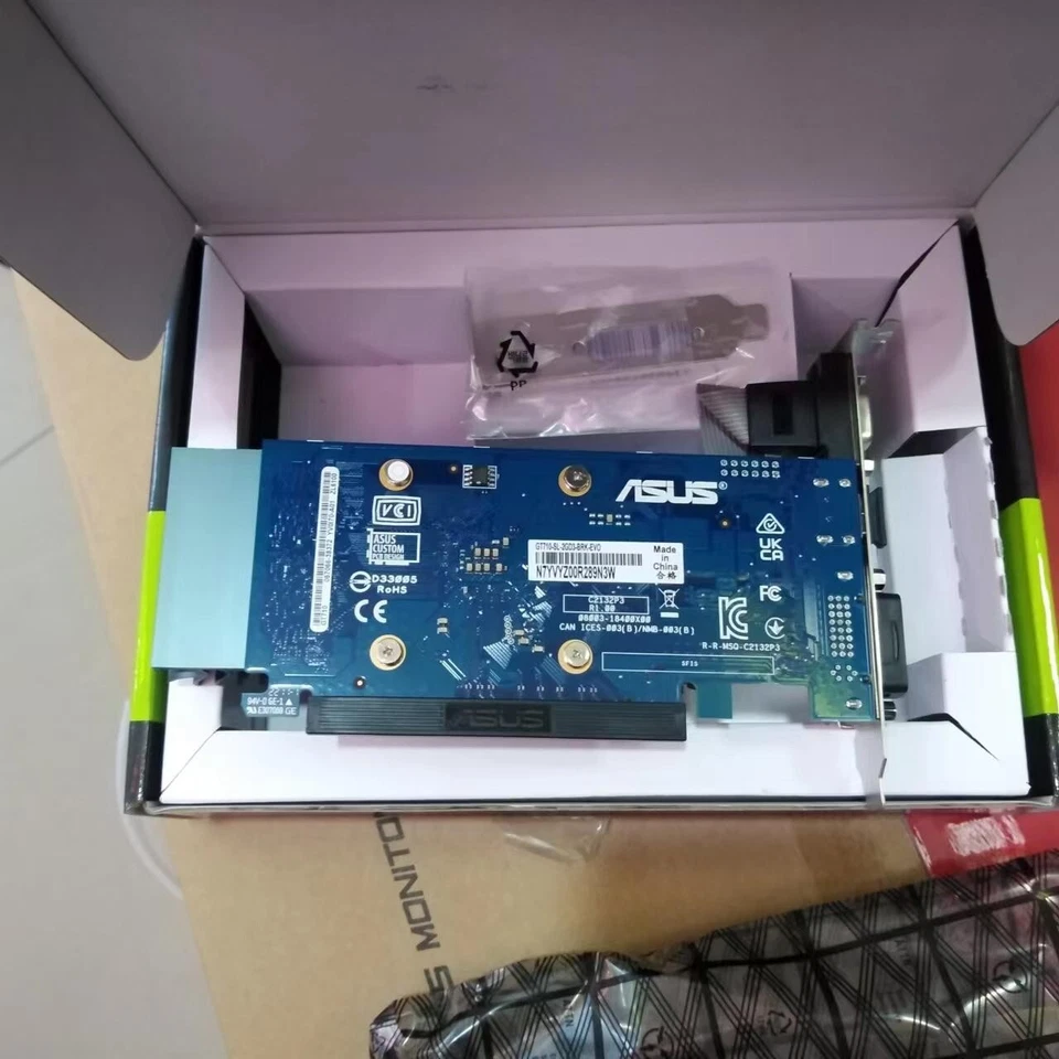 Asus GeForce GT 730 2GB GDDR5 Graphics Card Nvidia HDMI 0dB Cooling - Image 2 of 4