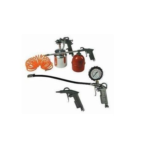Kit di accessori per compressore 5 pz attacco a vite - Foto 1 di 1