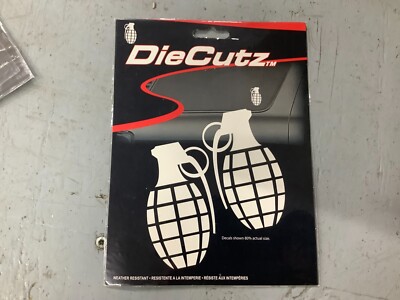 Chroma Die Cutz Grenade Decal 3923 for sale online | eBay