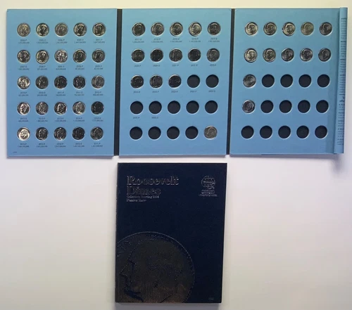 2005 - 2024 PD 53 Roosevelt Dime Complte BU & Satin Set w2017 S Enhance & Folder