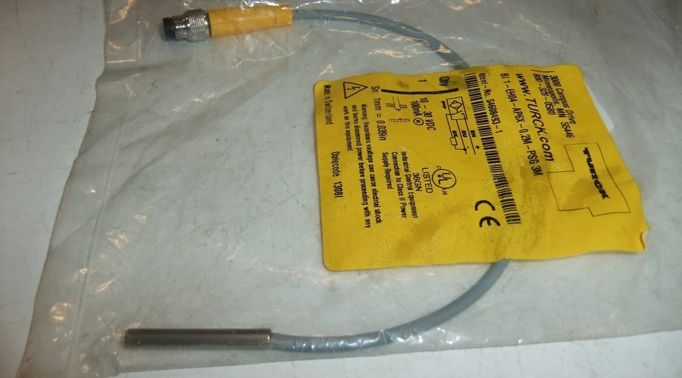 Turck BI1-EH04-AP6X-0.2M-PSG 3M Proximity Sensor - Image 3 of 3