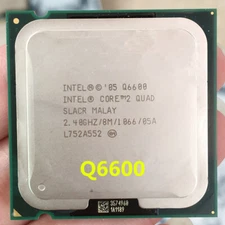 Intel Core 2 Quad Q6600 CPU SLACR 2.4GHz 8MB 1066MHz Socket 775 Processors