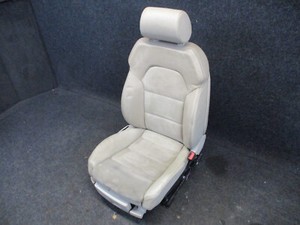 LEDER ALCANTARA Beifahrersitz Sportsitz Audi A6 4F Sitz vorne Ausstattung beige