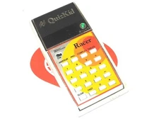 QuizKid Racer Handheld Electronic Math Calculator Game #1 Not Tested