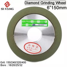 6" 150mm Diamond Grinding Wheel Sharpener Grinder Disc Carbide Metal Cutter Tool
