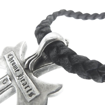 CHROME HEARTS クロムハーツ CH CRS SML LEATHER BRAID スモールCH  