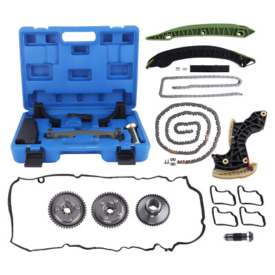 Timing Chain Pair VVT Gear Gasket Tool Set For Mercedes Benz C250 SLK250