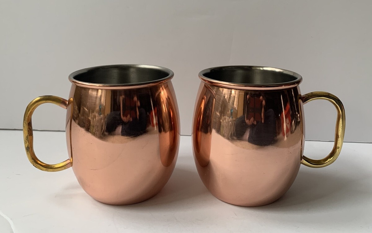 Godinger Silver Art Copper Mugs 20 oz. Set Of 2 -C21 | eBay