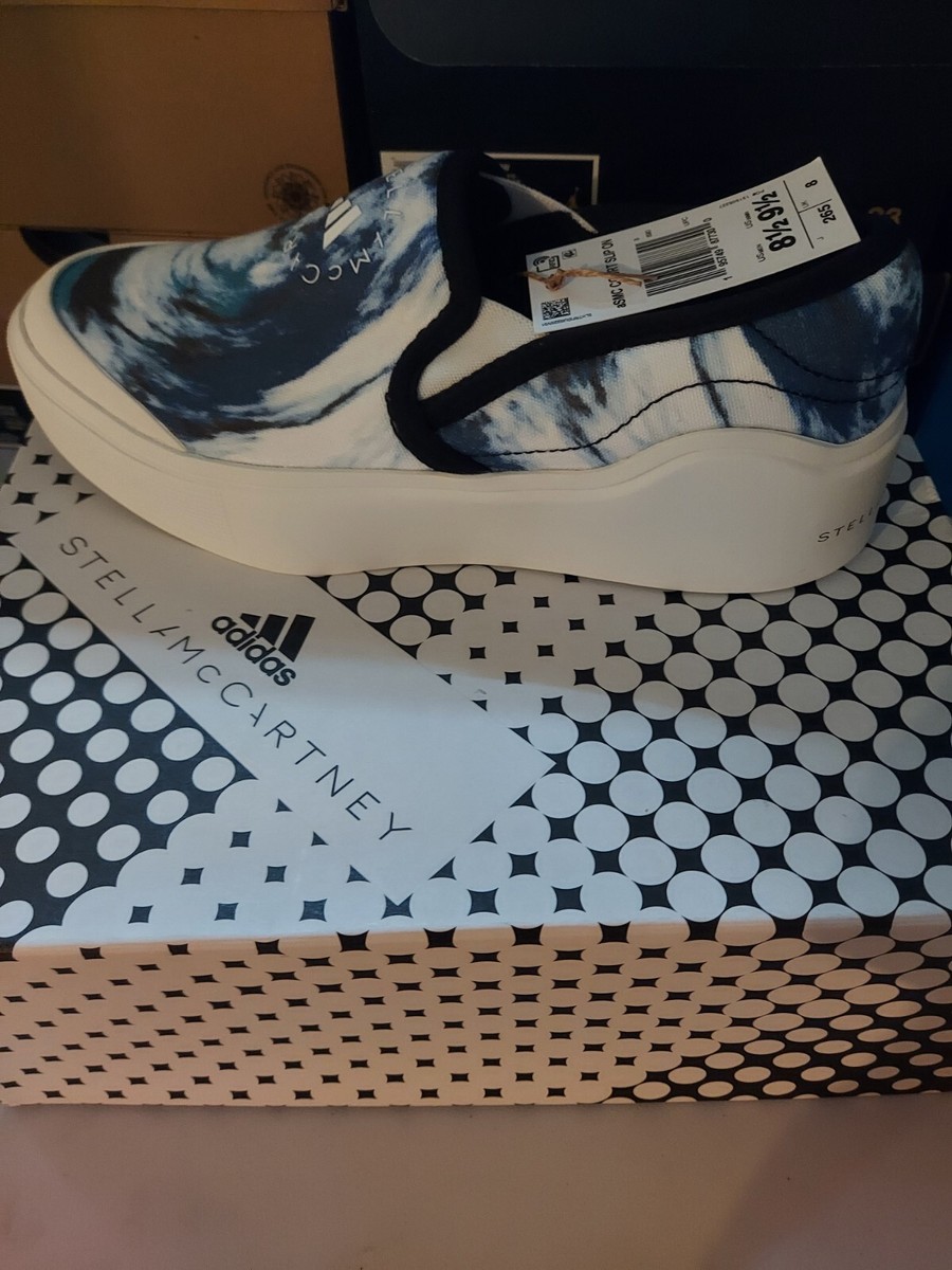 Men's Adidas by Stella McCartney Court Slip-On Shoes- Almost