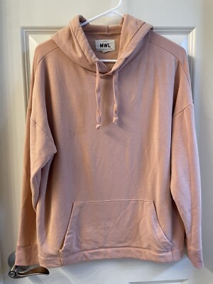 Madewell MWL Make Weekends Longer Super Soft Sweatshirt Size M Peach