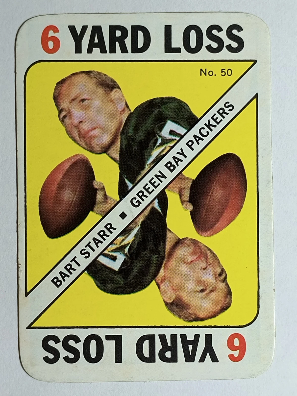 1971 Topps Game Inserts #50 Bart Starr (VG)