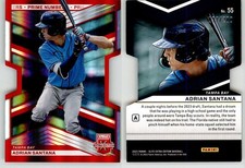 Adrian Santana 2023 Elite Extra Edition Prime Numbers A Die Cut #55 /200 Rays