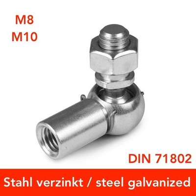 Winkelgelenk Kugelgelenk CS RH DIN 71802 - Rechtsgewinde M8 M10
