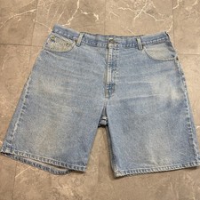 Faded Carhartt Denim Jean Shorts Size 38