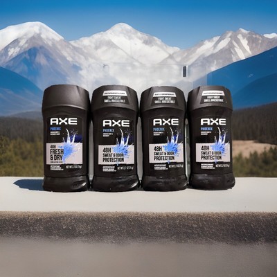 Pack 4 - Axe PHOENIX 48 H Antiperspirant Men s Deodorant Mint & Rosemary 2.7 Oz