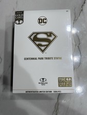 McFarlane DC Superman Centennial Park Tribute Statue 2024 Gold Label - NIMB