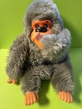 VTG 1978 Russ Baby Gonga Grey Plush Thumb Sucker 8in Gorilla