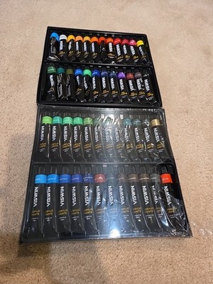Viswin Acrylic & Oil Paint Set 48 Colors