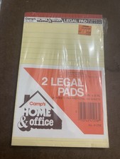 Vintage Camp Legal Pads Sealed 2 Pack Fountai...