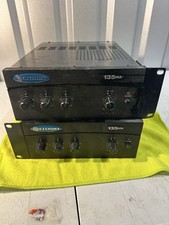 Lot of 2 Crown 135MA Commercial Mixer Amplifiers Parts Repair