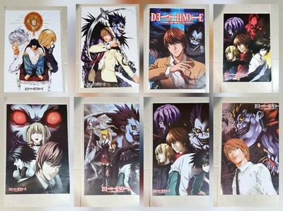 Death Note Anime Poster – Light & L Ryuk Wall Art 16.5x11.25 Inch