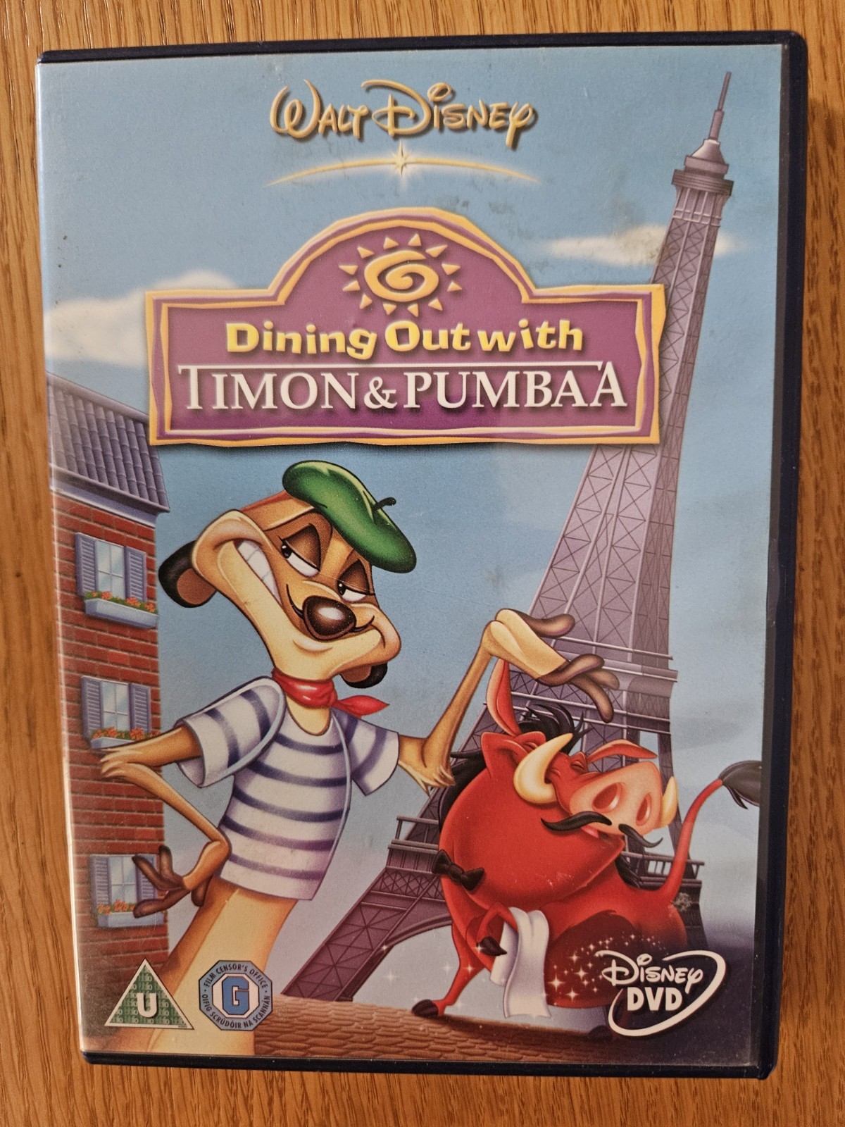 DISNEYS DINING OUT WITH TIMON AND PUMBAA DVD DISNEY FROM LION KING