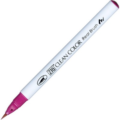 Zig Clean Color Real Brush Pen Dark Pink Ink Watercolor Artist Marker Pen