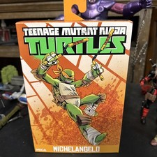NECA Teenage Mutant Ninja Turtles TMNT Michelangelo Figure New in Box 2025