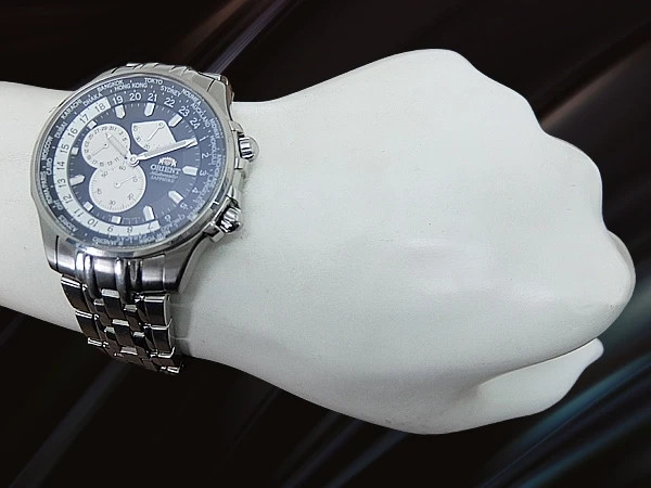 Orient World Time Automatic Ref.EY04-C1.CA Power … - image 4