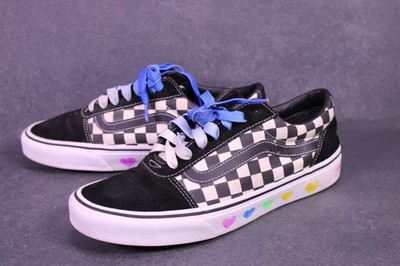 Vans Sneaker Ward Unisex Skaterschuhe schwarz weiß Gr. 41 Checkerboard BC1924
