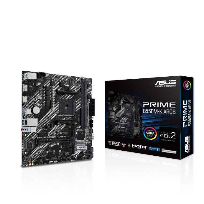 ASUS PRIME B550M-K ARGB AMD B550 Socket AM4 micro ATX - Immagine 2