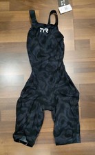TYR Womens Avictor Opened Back Flex Hip - Titanium- Womens Size 30