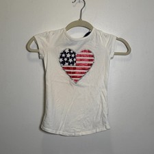 Jumping Beans Girls 6X Patriotic Heart Shirt ...