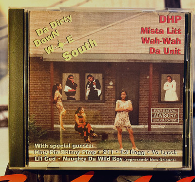 DHP & PLAYAZ - DA DIRTY DOWN SOUTH OG CD SUPER RARE MEMPHIS RAP WAH WAH G-FUNK