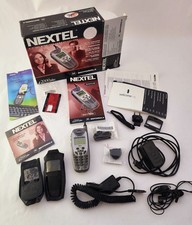 Nextel Digital Vintage by Motorola I2000 plus complete in box manuals  EXTRAS 