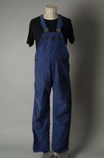 VTG 50s Le Mont St. Michel Moleskin Workwear Overalls Size 46 ECLAIR Zipper