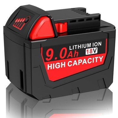 9.0Ah 18V Replacement for Milwaukee MK-18 Battery Lithium Battery Compatible ...