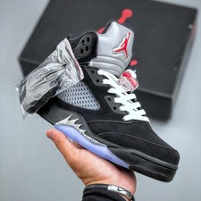 New Jordan 5 Retro OG Black Metallic Reimagined Men's HF3975-001