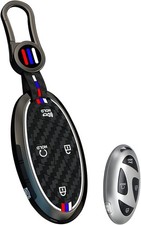 Key Fob Cover for Key Case Metal Keychain for Car Key-5 Button