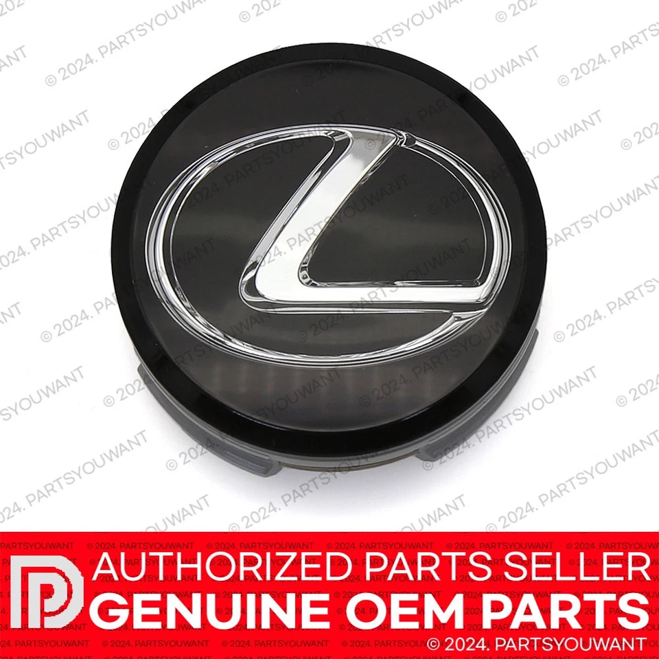 GENUINE Lexus ES GS IS NX RC RX OEM Sport Black Wheel Center Hub Cap 42603-53110 - Image 3 of 4