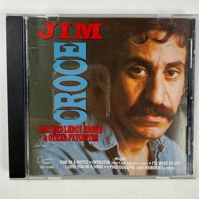 Jim Croce   Bad, Bad Leroy Brown & Other Favorites CD 1994 Folk Rock CEMA