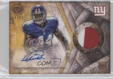 2014 Topps Valor of Honor Speed 34/99 Andre Williams Patch Auto Shield 1u9