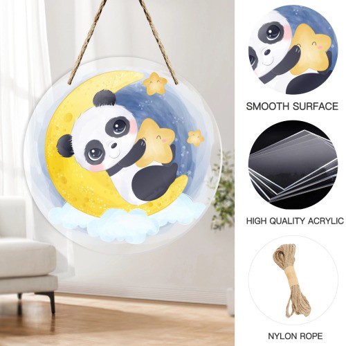 8" Pink Rose Dew Drops Suncatcher for Room Aesthetics Home Decor Gift