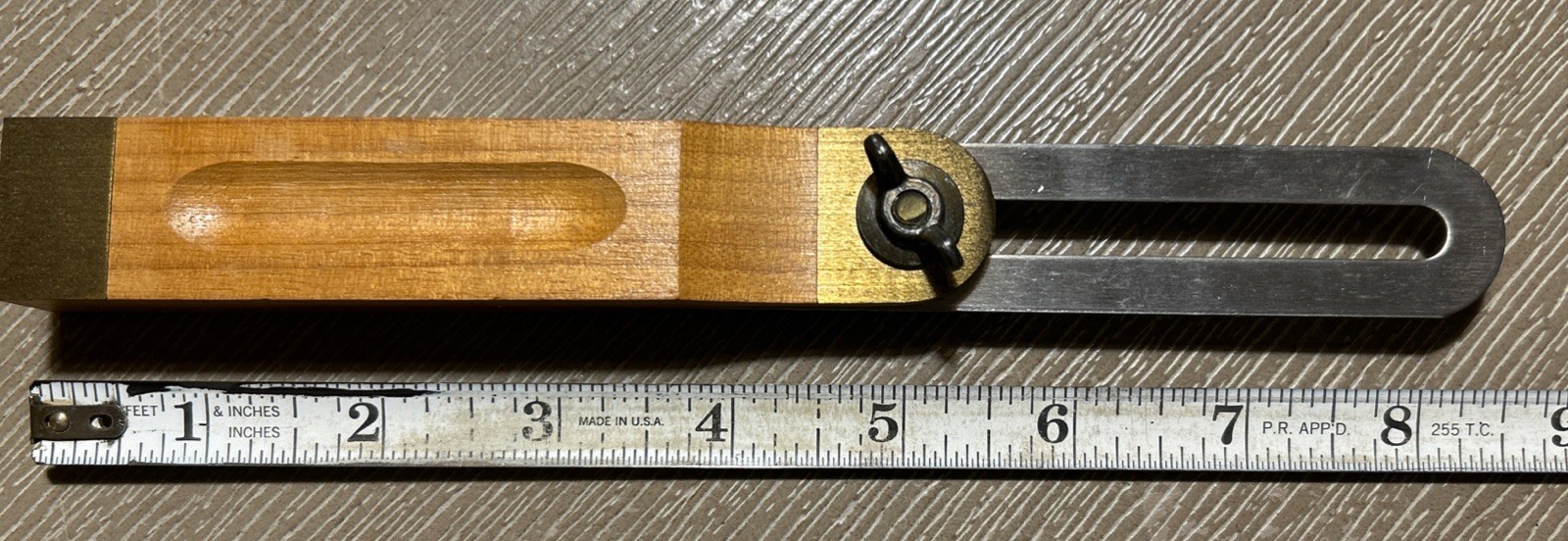 Vintage JOHNSON LEVEL & Tool B-85 Sliding T Bevel Square Made In USA