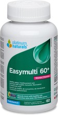Multivitamínico integral Platinum Naturals Easymulti 60+ para mujer 60 un. NUEVO