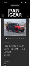 Rain Gear Ford Bronco Cover