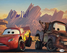 Owen Wilson "Cars" Signed Autograph 11x14 Photo Lightning McQueen Movie JSA COA