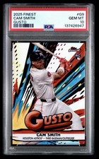 2025 Topps Finest Cam Smith RC Gusto SSP #G-9 Houston Astros PSA 10