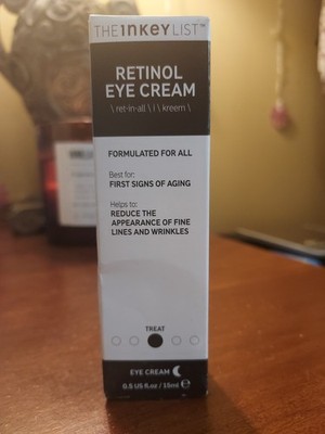 The Inkey List Retinol Eye Cream .5 fl oz New in Box