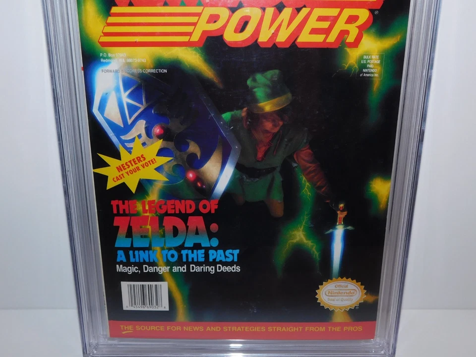 Nintendo Power Magazine #34 1992 Legend of Zelda CGC 9.0 WP + POSTER - RARE HTF Foto 3 de 4